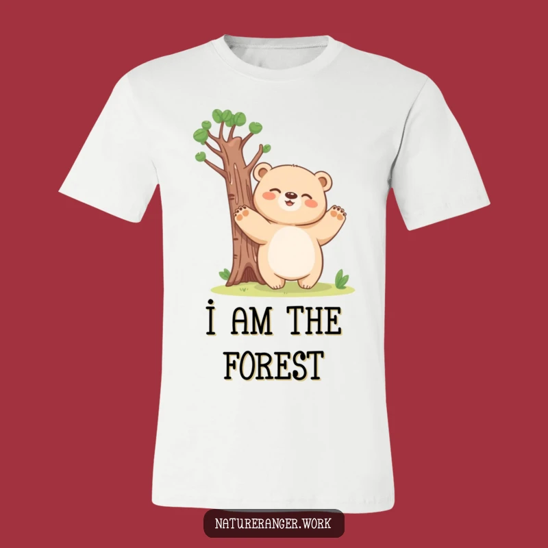 Funny Bear Tree T-Shirt: Giggling Cub's Playful Fun, a Hilarious Gift for Smiles